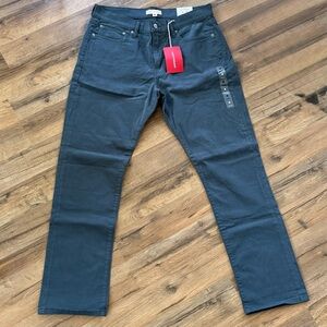 Lucky Brand Men's Charcoal Straight Jeans